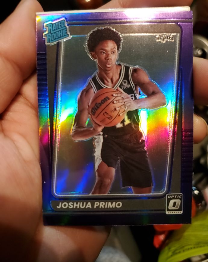 2021-22 Panini Donruss Optic #162 Joshua Primo — front