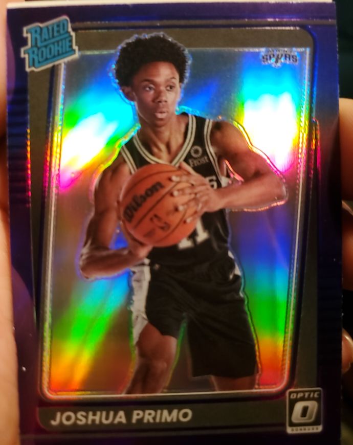 2021-22 Panini Donruss Optic #162 Joshua Primo — front
