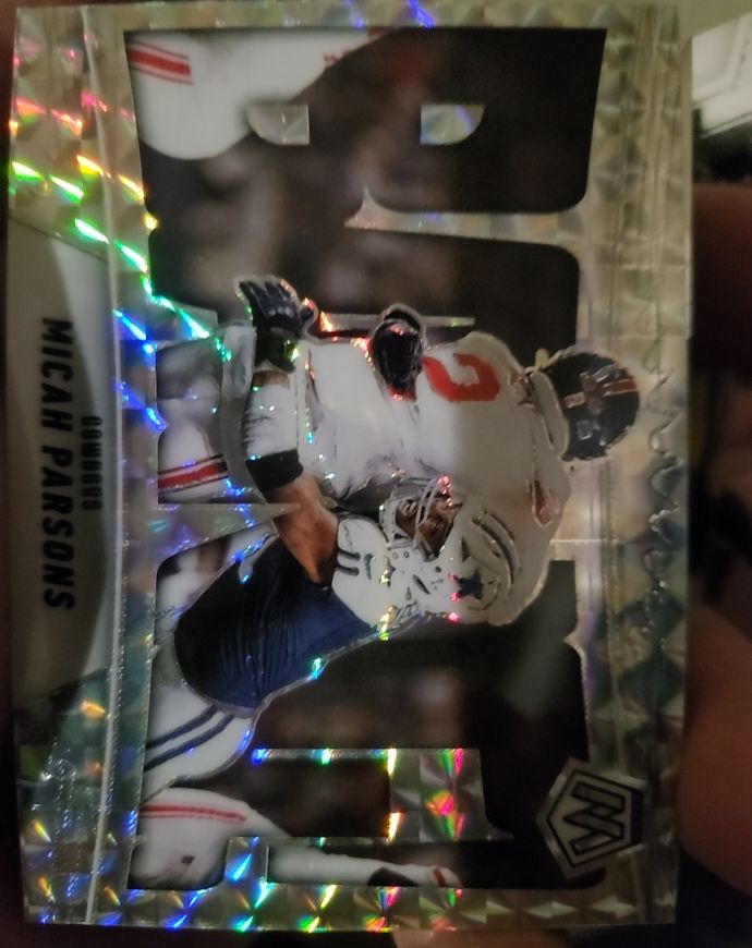 2025 Panini Mosaic #6 Micah Parsons Bang! Mosaic — front