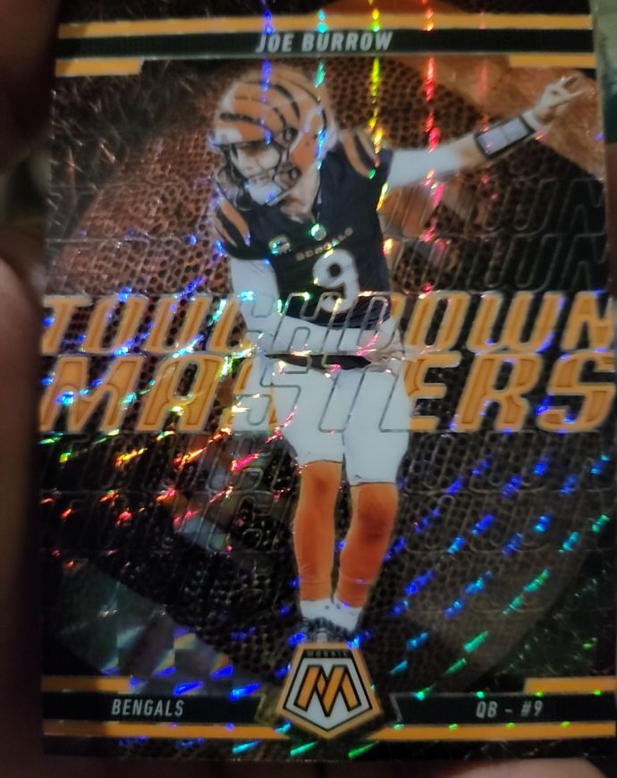 2025 Panini Mosaic #3 Joe Burrow Touchdown Masters — front