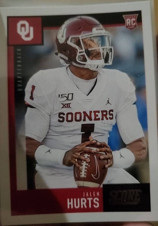 2020 Score #358 Jalen Hurts — front