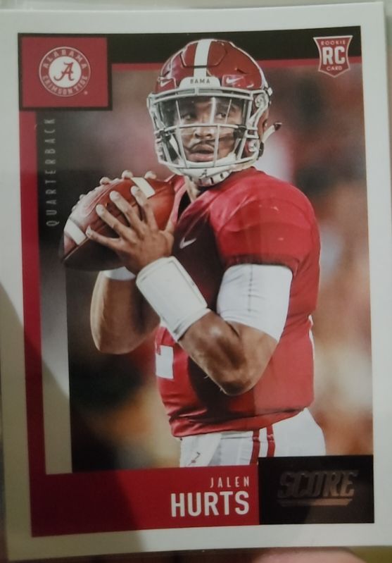 2020 Score #394 Jalen Hurts — front