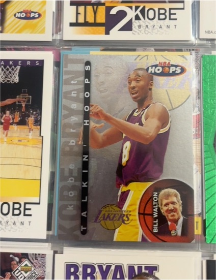 1997-98 NBA Hoops #15 Kobe Bryant — front