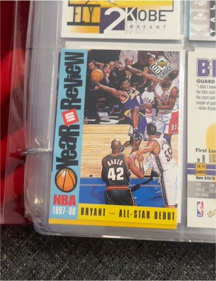 1998 Upper Deck Choice #186 Kobe Bryant All-Star Debut Year in Review — front