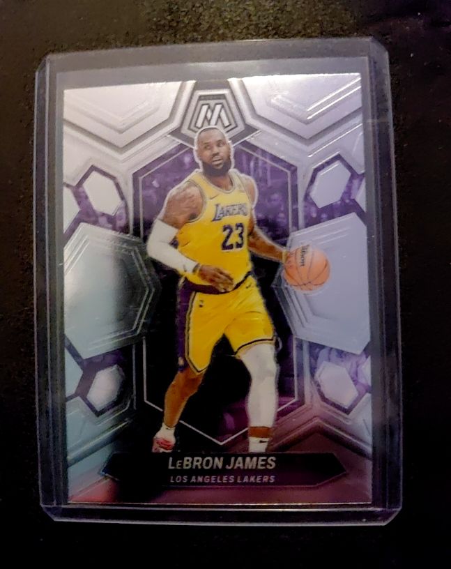 2023-24 Panini Mosaic #92 LeBron James — front