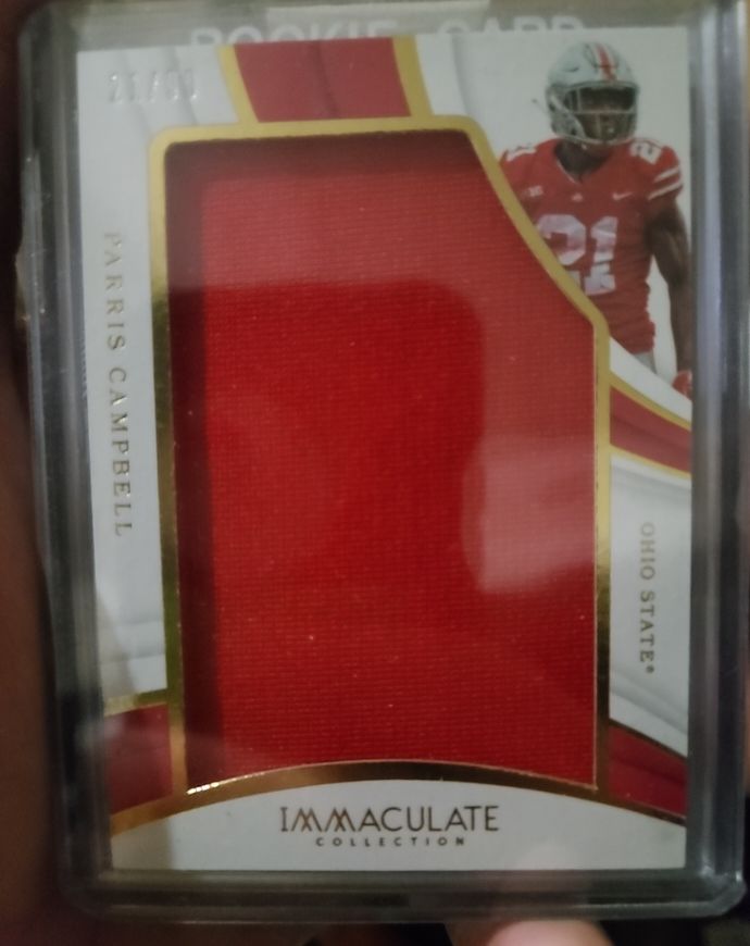 2019 Panini Immaculate Collection #217 Parris Campbell — front