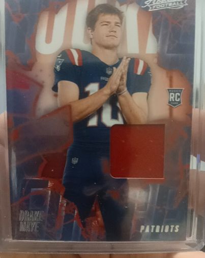 2024 Panini Absolute Rookie Force Patch #RF-DMA Drake Maye — front