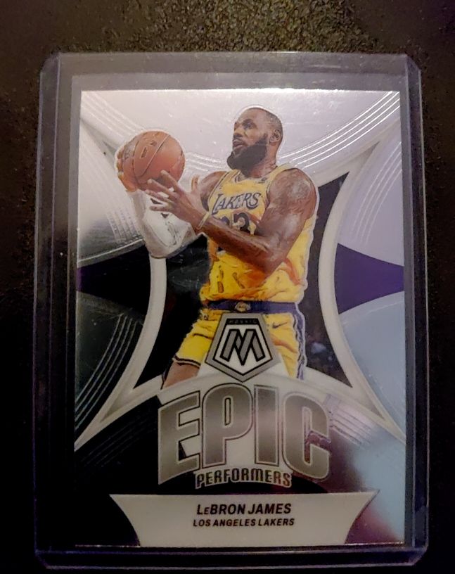 2023-24 Panini Mosaic #2 LeBron James Epic Performers — front