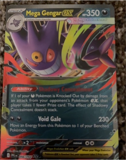 2025 Pokemon TCG Mega Gengar EX #056/094 — front
