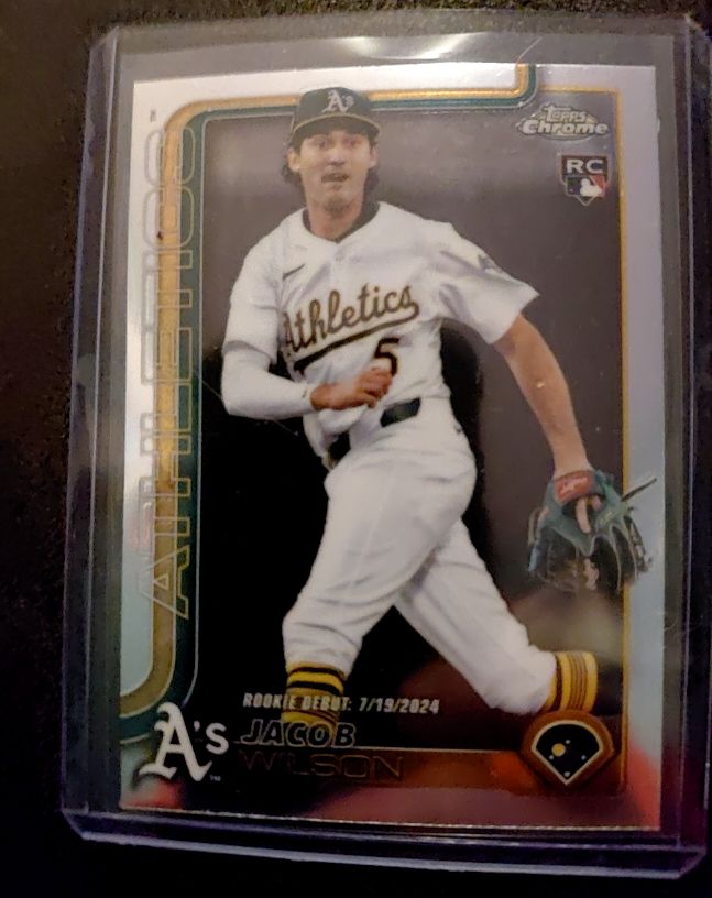 2025 Topps Chrome Update #US180 Jacob Wilson — front