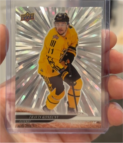 2024-25 Upper Deck Extended Outburst #684 Travis Konecny Flyers — front