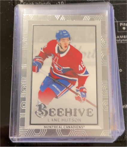 2024-25 Upper Deck Extended Beehive #BH-18 Lane Hutson — front