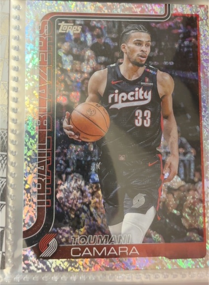2025-26 Topps Basketball #128 Toumani Camara — front