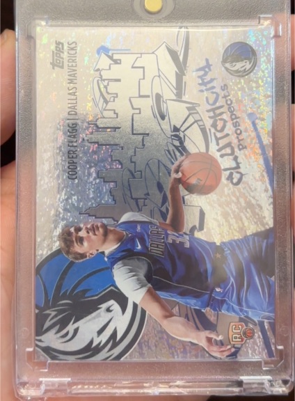 2025-26 Topps #CC-1 Cooper Flagg Clutch City Prospects — front