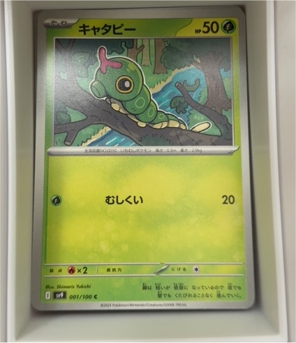 2023 Pokémon SV9 Battle Partners #001 Caterpie — front