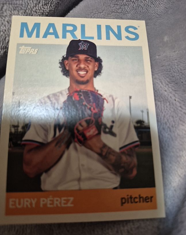 2025 Topps Archives #39 Eury Pérez — front