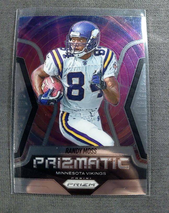 2023 Panini Prizm Prizmatic Randy Moss Minnesota Vikings — front