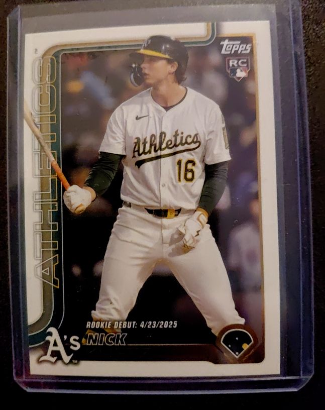 2025 Topps Update #US197 Nick Kurtz — front