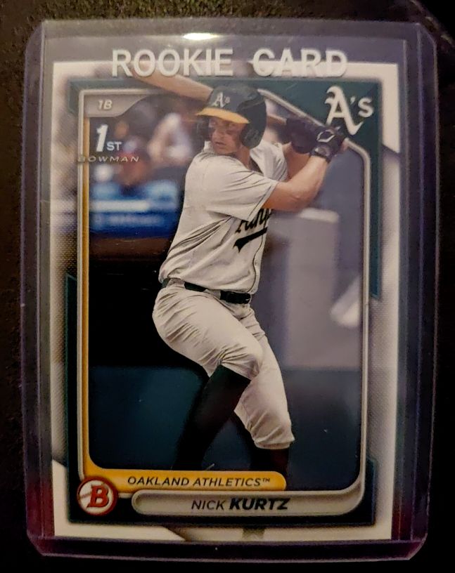 2024 Bowman Draft #BD-56 Nick Kurtz — front
