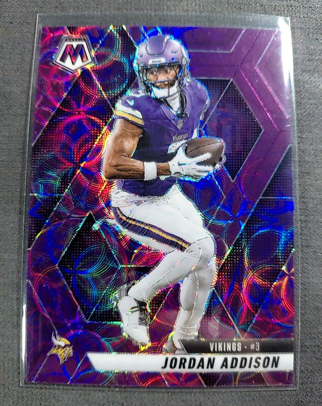2025 Panini Mosaic #3 Jordan Addison — front