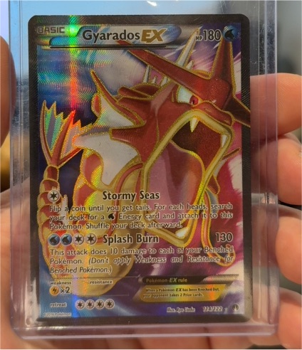 2014 Pokémon XY Breakpoint #114 Gyarados EX — front