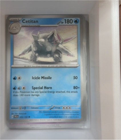 2023 Pokémon Paldea Evolved #055 Cetitan — front