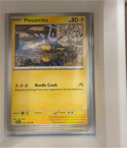 2023 Pokémon Scarlet & Violet Paldea Evolved #072 Pincurchin — front