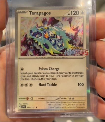 2024 Pokémon SV08: Surging Sparks #161 Terapagos — front
