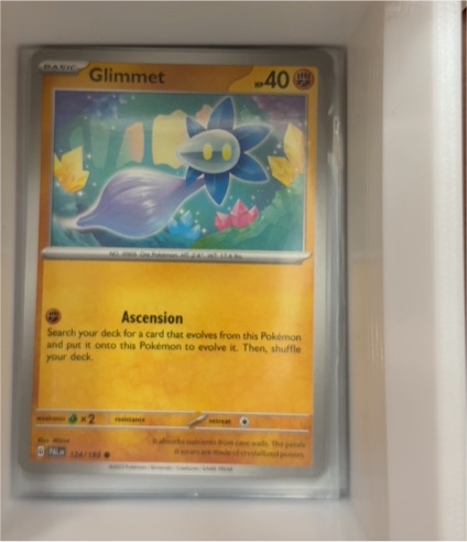 2023 Pokémon Scarlet & Violet Paldea Evolved #124 Glimmet — front