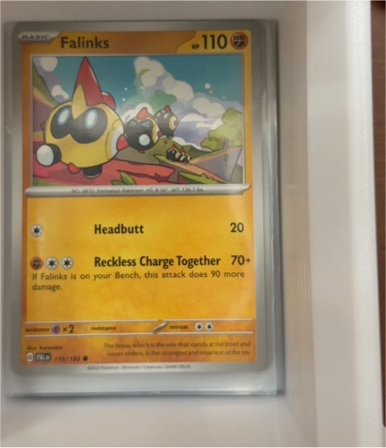 2023 Pokemon Paldea Evolved #119 Falinks — front