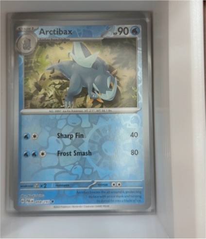2023 Pokémon Paldea Evolved #059 Arctibax — front