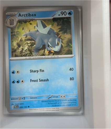 2023 Pokémon Paldea Evolved #59 Arctibax — front