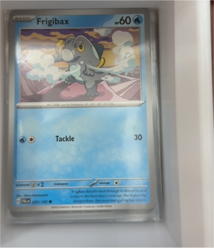 2023 Pokémon SV02 Paldea Evolved #57 Frigibax — front