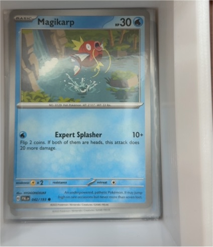 2023 Pokemon Paldea Evolved #42 Magikarp — front