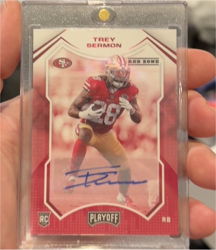2021 Panini Playoff #226 Trey Sermon — front