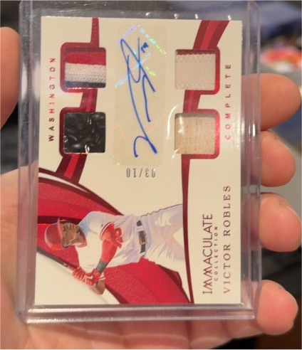 2019 Panini Immaculate Collection #03/10 Victor Robles — front
