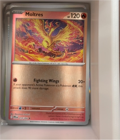 2023 Pokémon TCG Phantasmal Flames #014 Moltres — front