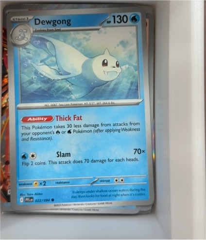 2025 Pokémon ME02: Phantasmal Flames #022 Dewgong — front