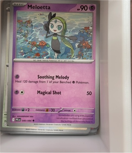 2023 Pokémon ME02: Phantasmal Flames #040 Meloetta — front