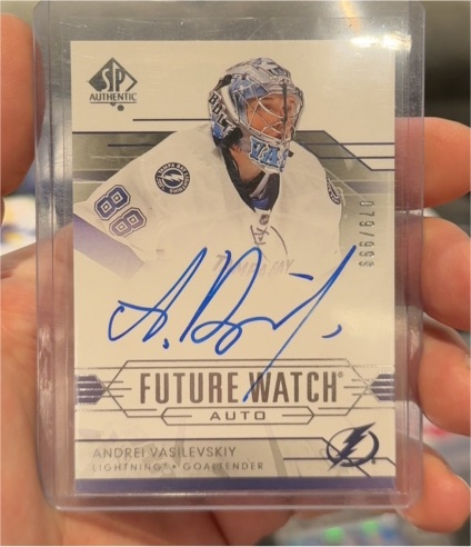 2014-15 Upper Deck SP Authentic #310 Andrei Vasilevskiy Future Watch Auto — front