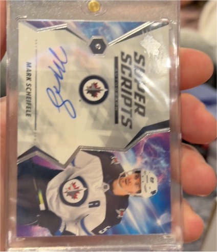 2020-21 Upper Deck SPx Super Scripts #S-MS Mark Scheifele — front
