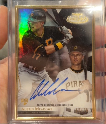 2018 Topps Gold Label #FA-AM Austin Meadows — front