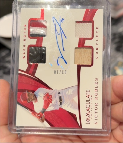 2018 Panini Immaculate Collection #03 Victor Robles — front