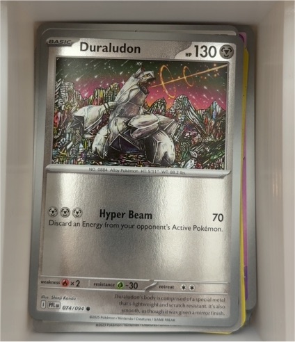 2025 Pokemon Phantasmal Flames #074 Duraludon — front