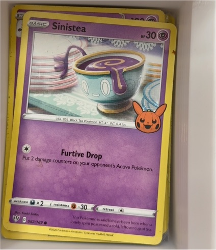 2022 Pokémon Trick or Trade #82 Sinistea — front