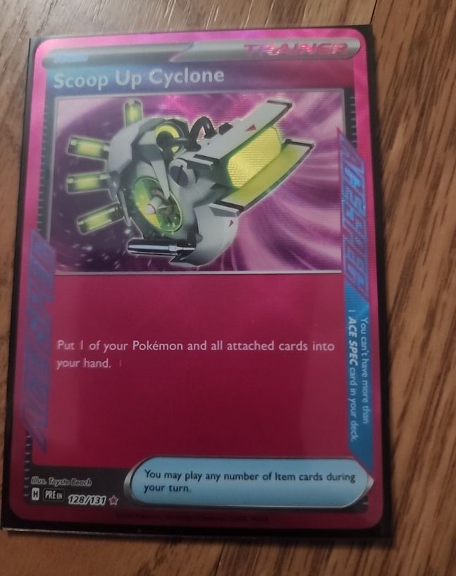 2022 Pokémon #128 Scoop Up Cyclone — front