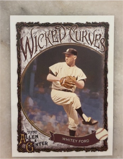 2025 Topps Allen & Ginter #WC-33 Whitey Ford Wicked Curves — front