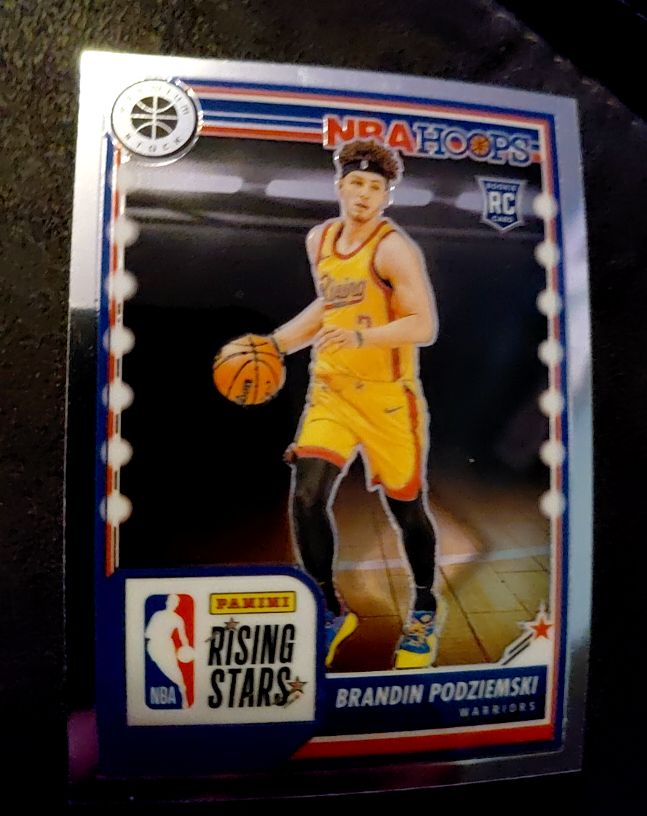 2023-24 Panini NBA Hoops Premium Stock Rising Stars #297 Brandin Podziemski — front