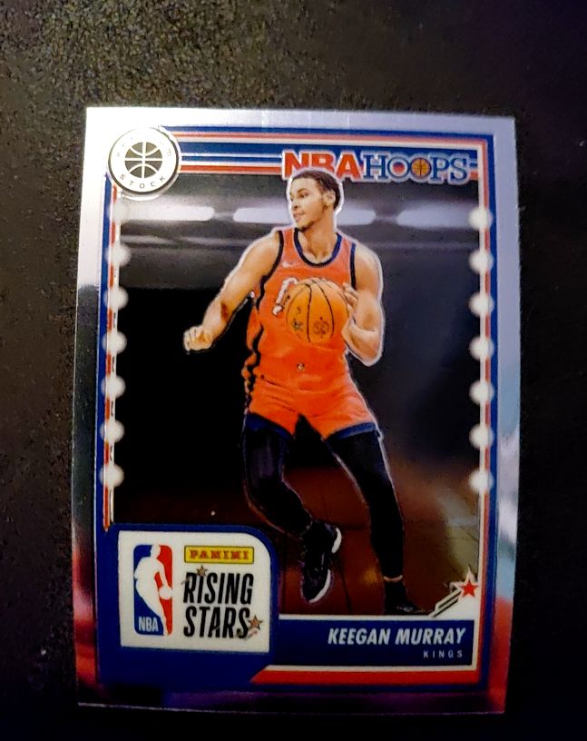 2023-24 Panini NBA Hoops Premium Stock #289 Keegan Murray — front