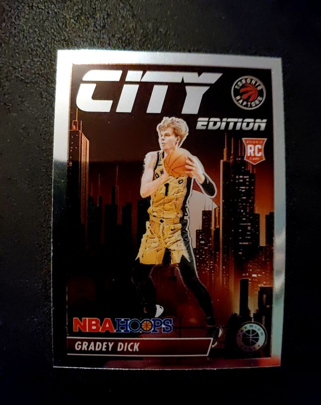 2023-24 Panini NBA Hoops Premium Stock #6 Gradey Dick City Edition — front